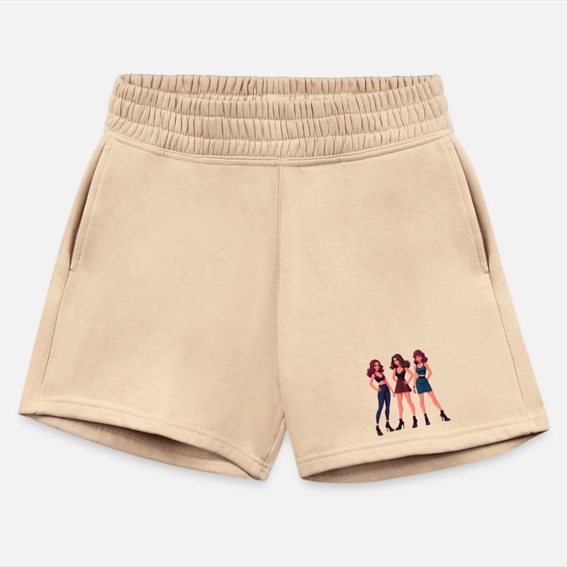 Elegant Trio Fashion Illustration