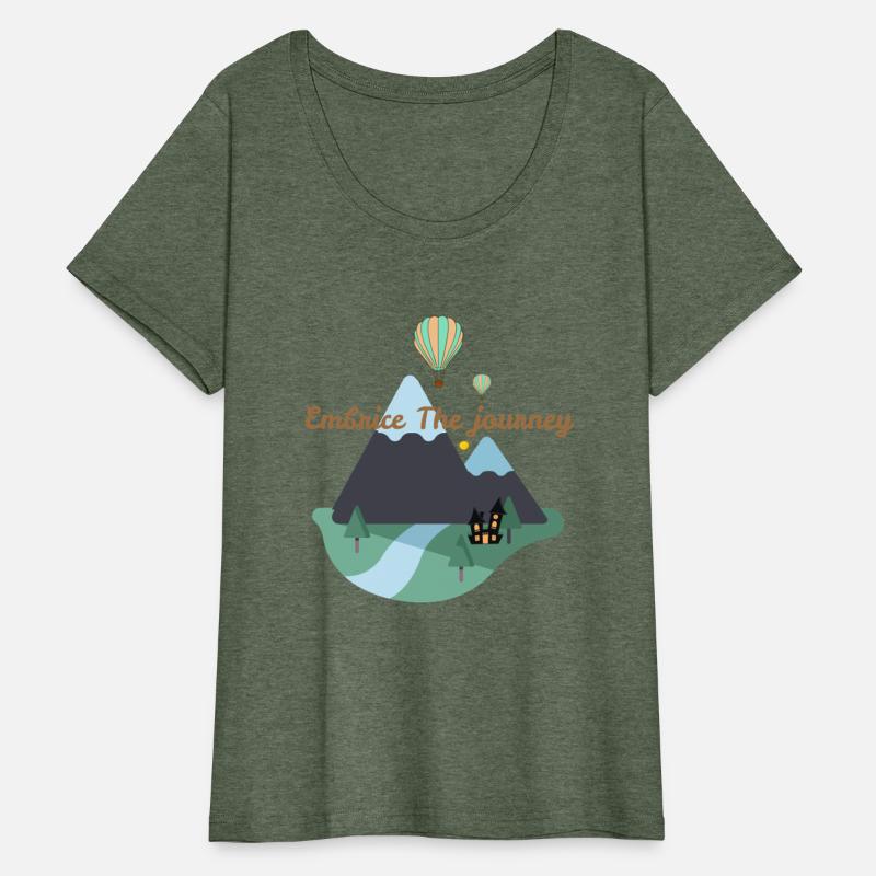 Embrace The Journey Mountain Scene