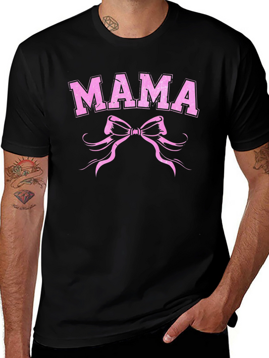 Mama Bow Graphic Tee - Cute and Comfy