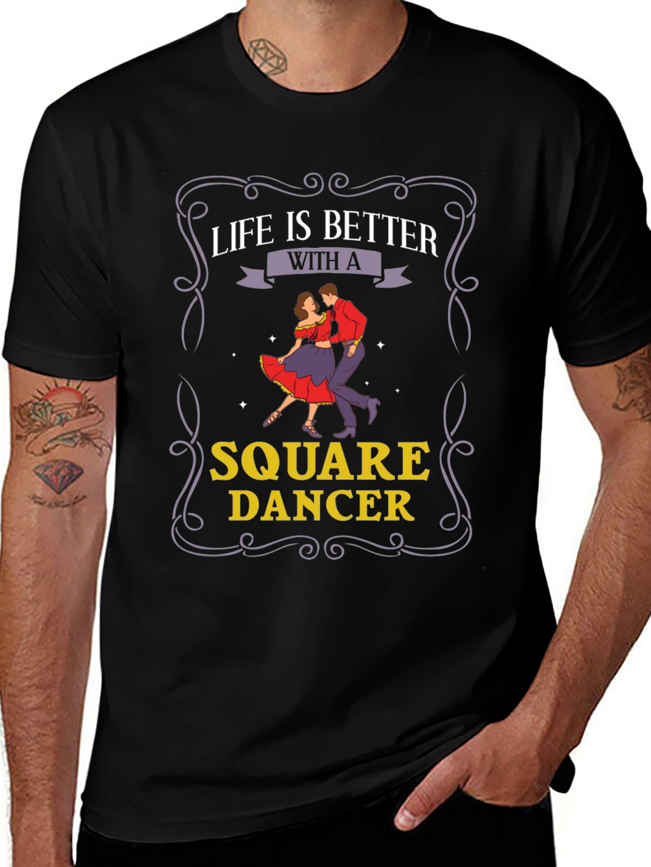 Life is Better with a Square Dancer T-Shirt