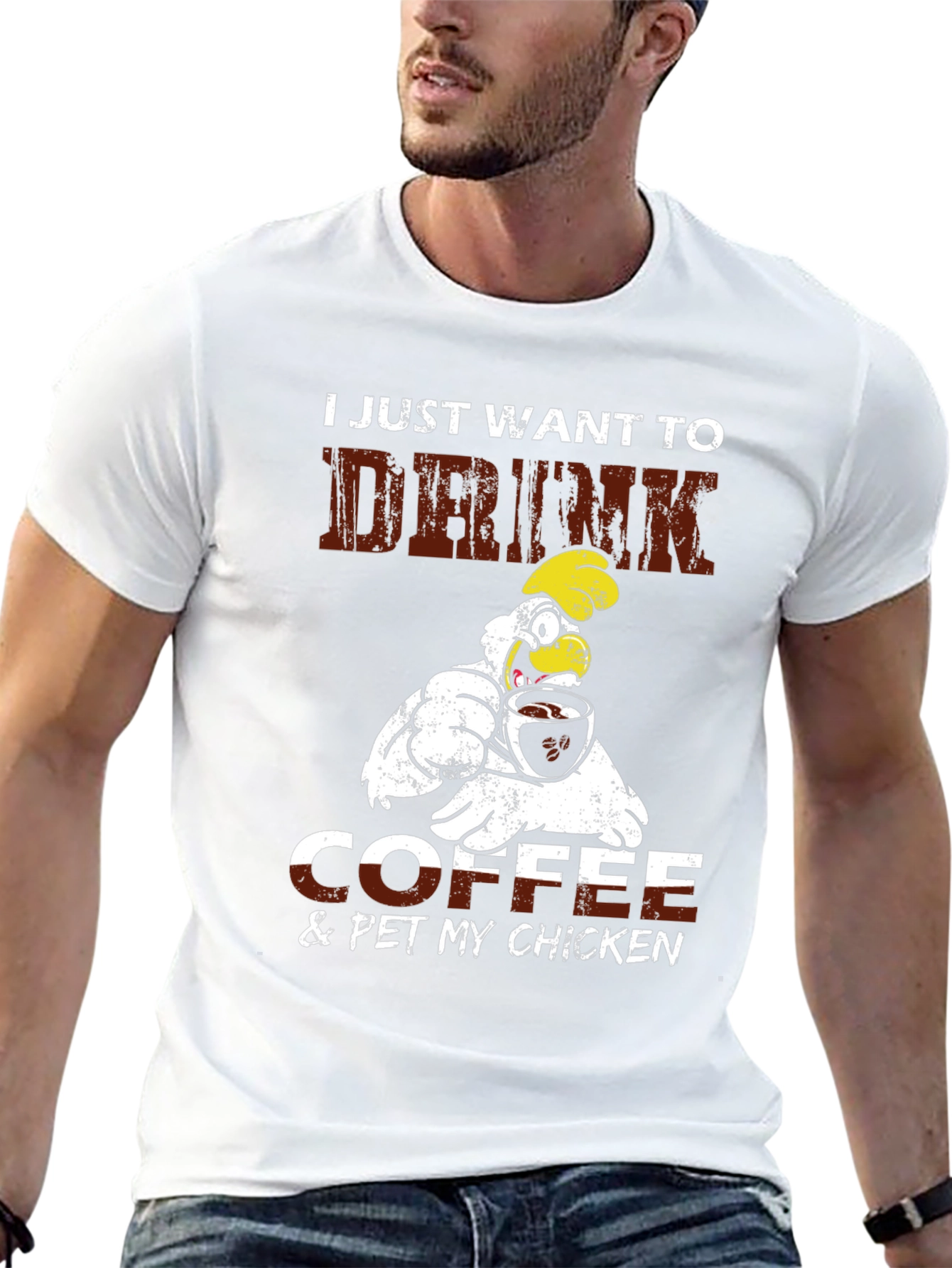 Coffee & Chicken Graphic Tee