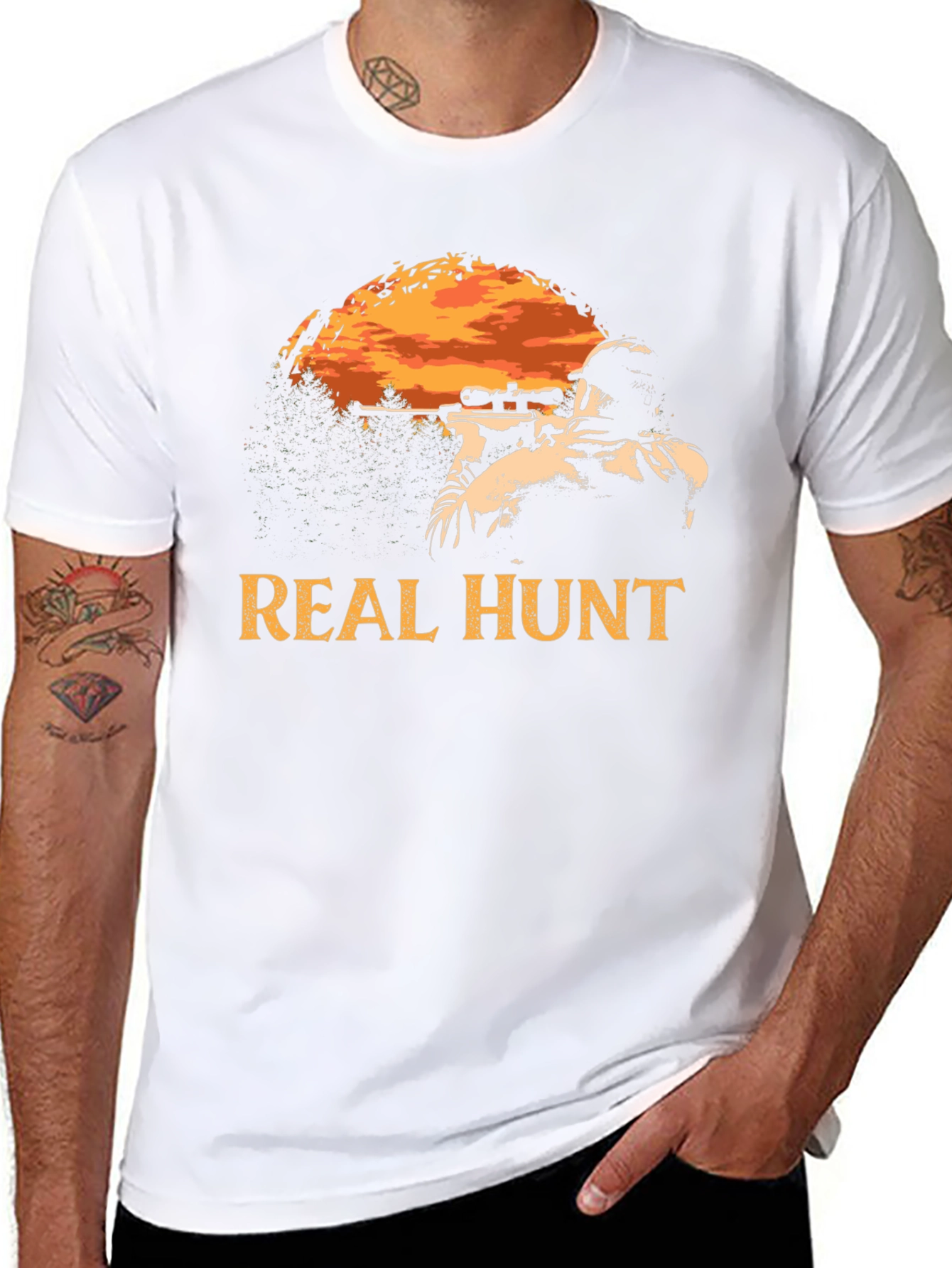 Real Hunt T-Shirt: Hunter Graphic Tee