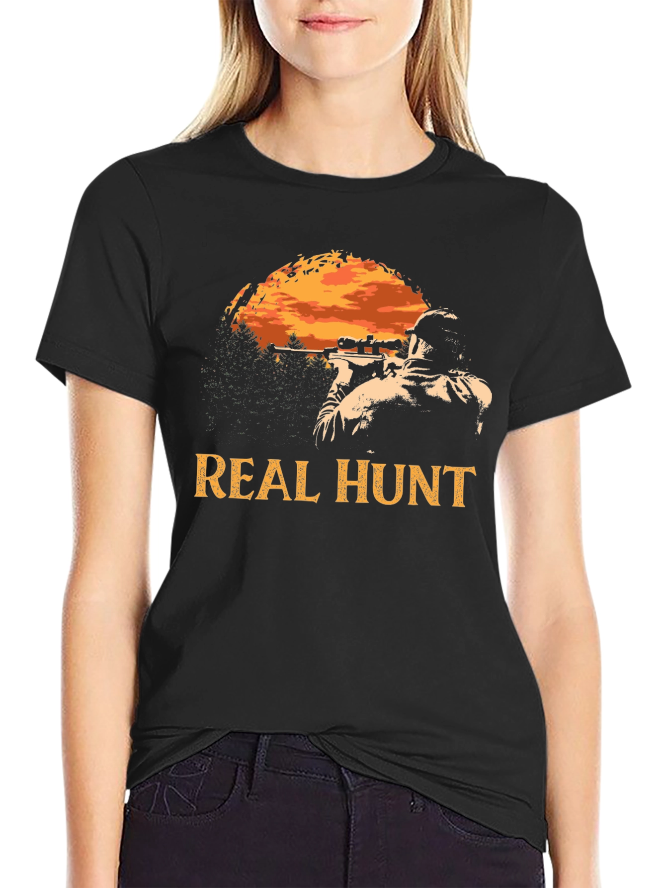 Real Hunt T-Shirt: Hunter Graphic Tee