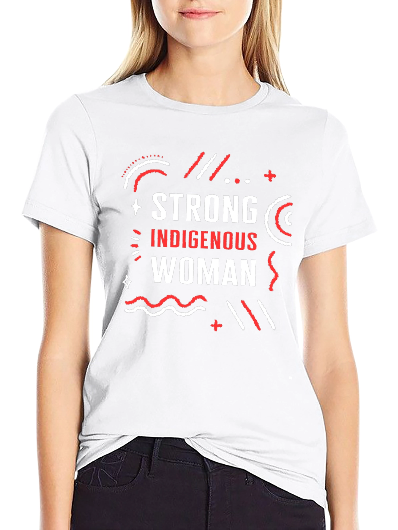 Strong Indigenous Woman Graphic Tee