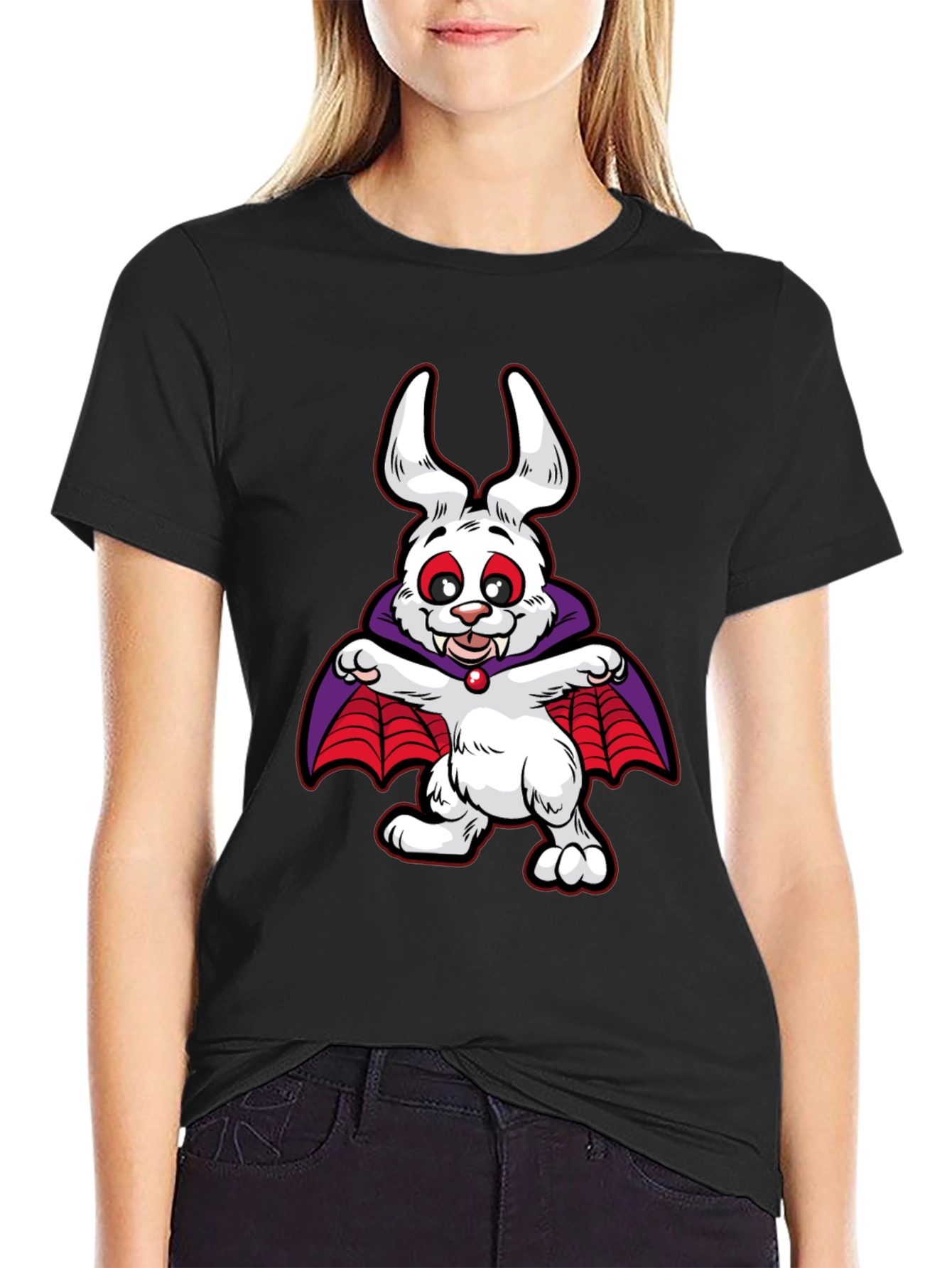 Vampire Rabbit Graphic T-Shirt