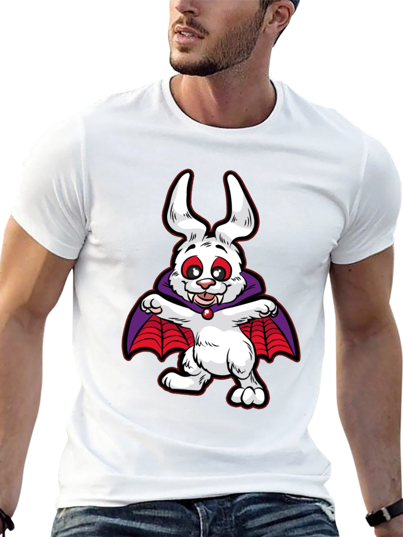 Vampire Rabbit Graphic T-Shirt