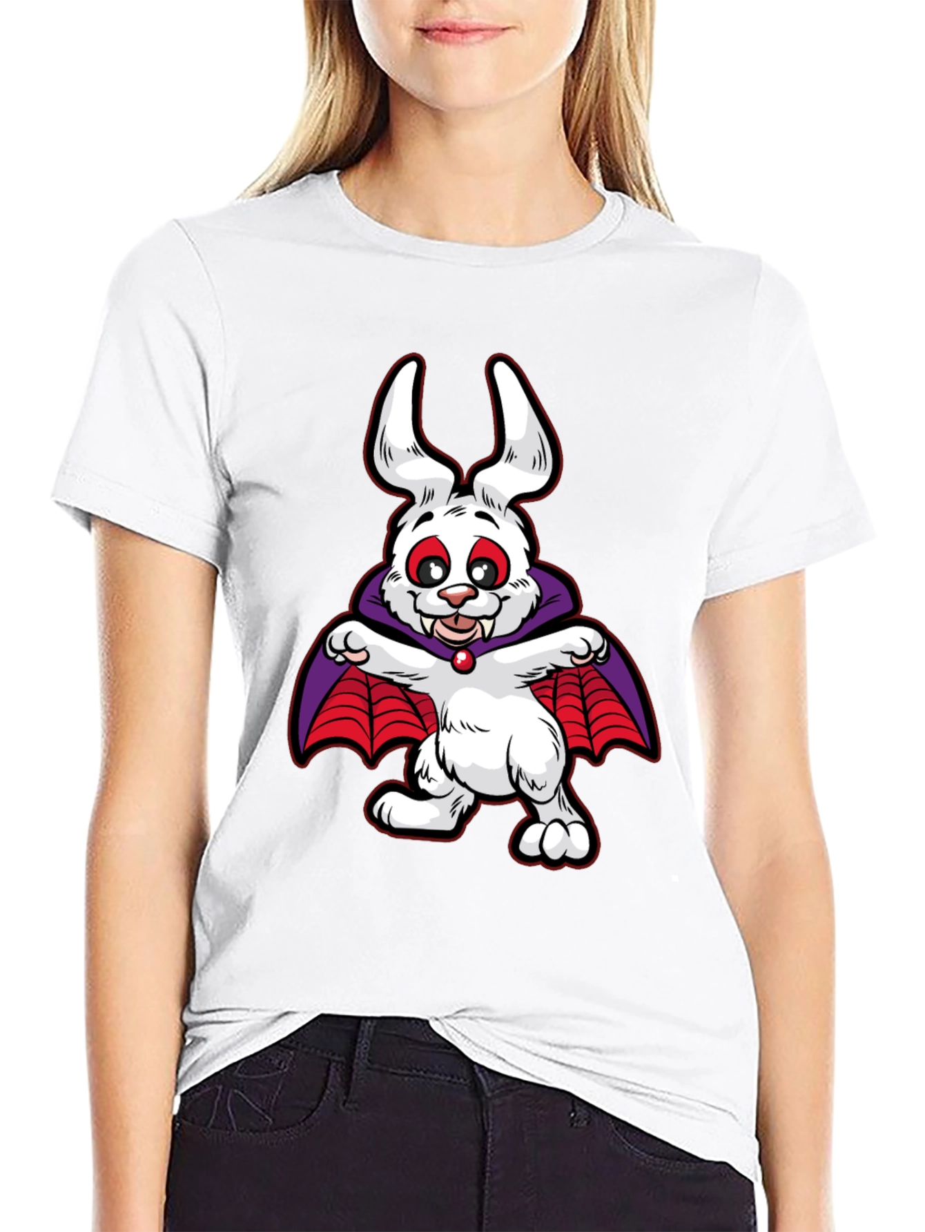 Vampire Rabbit Graphic T-Shirt