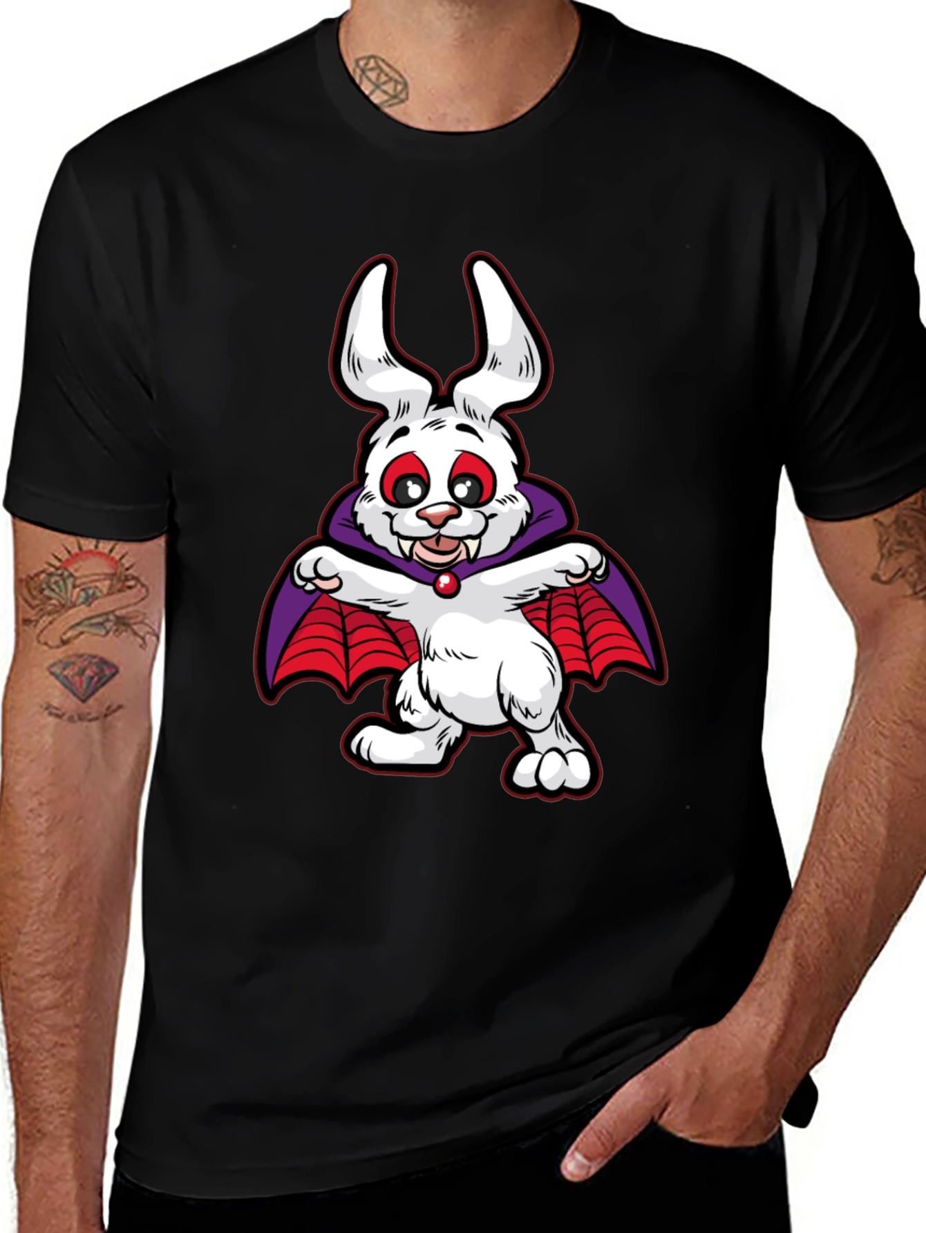 Vampire Rabbit Graphic T-Shirt