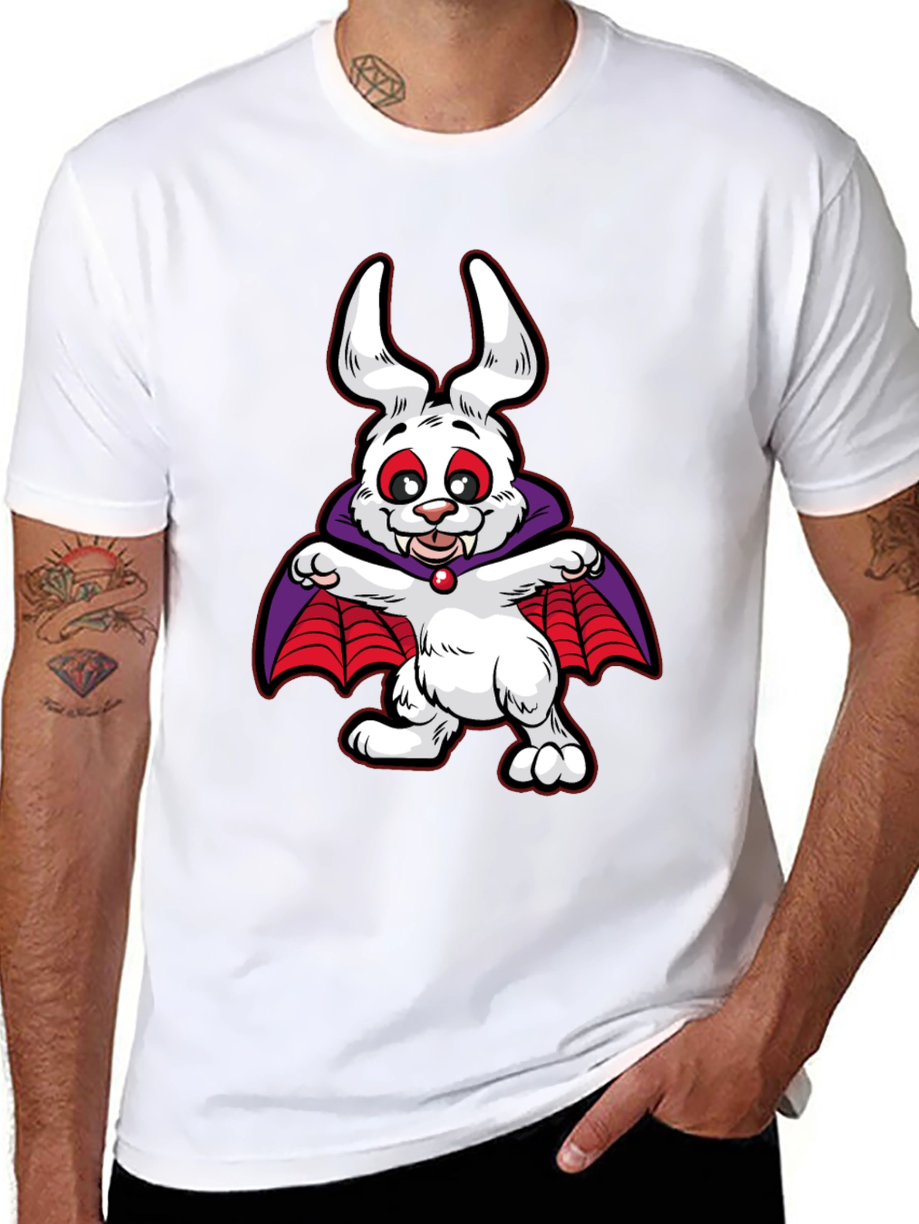 Vampire Rabbit Graphic T-Shirt