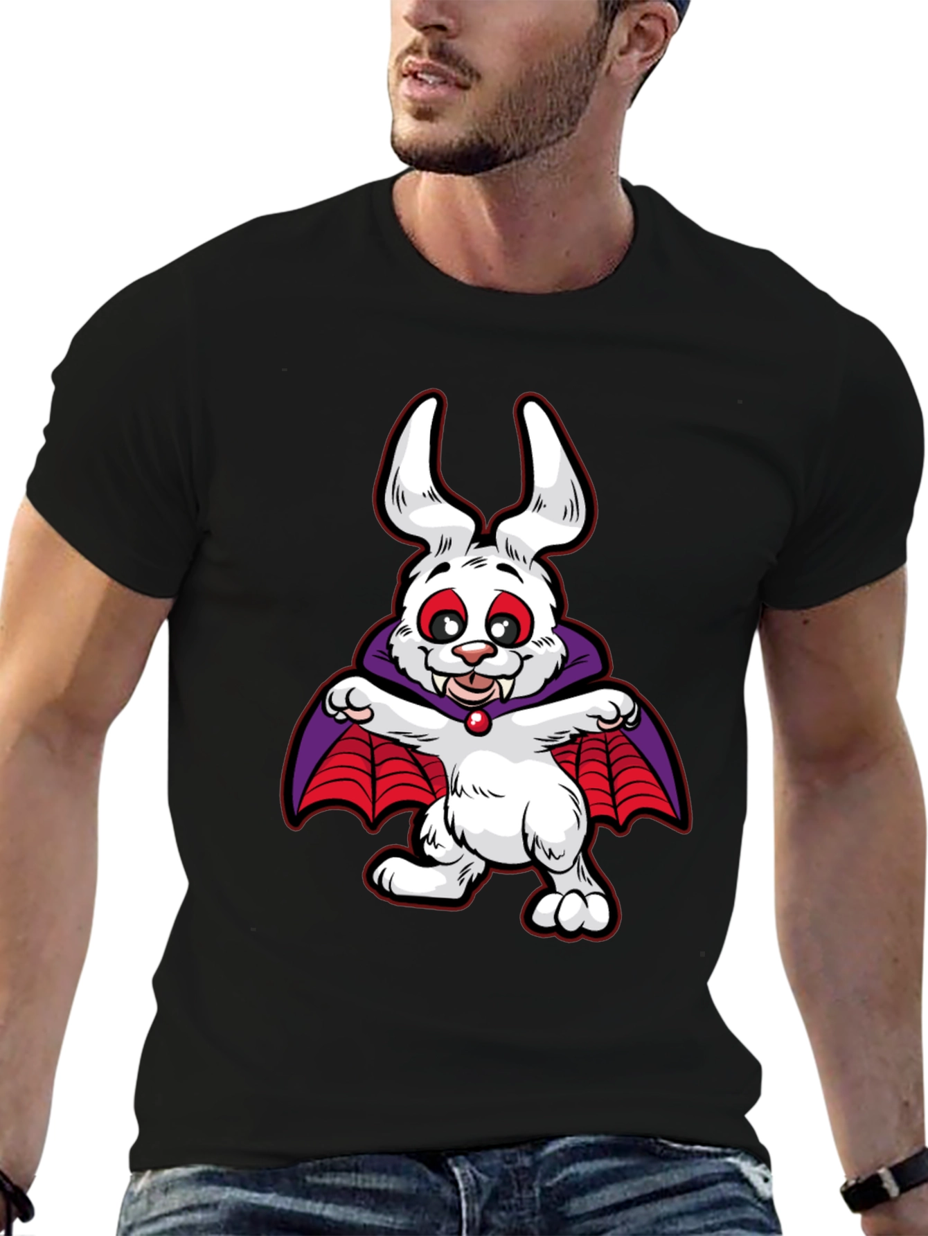 Vampire Rabbit Graphic T-Shirt