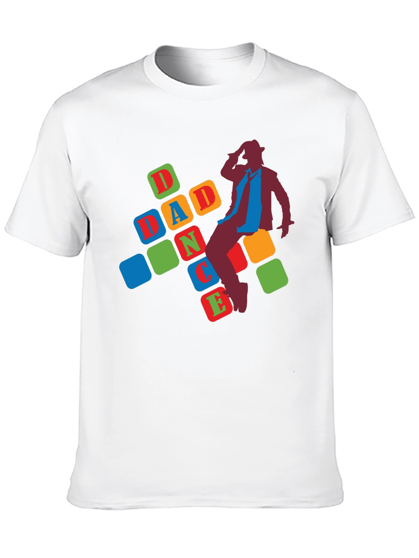 Dad Dance Graphic Tee - Black Casual T-Shirt