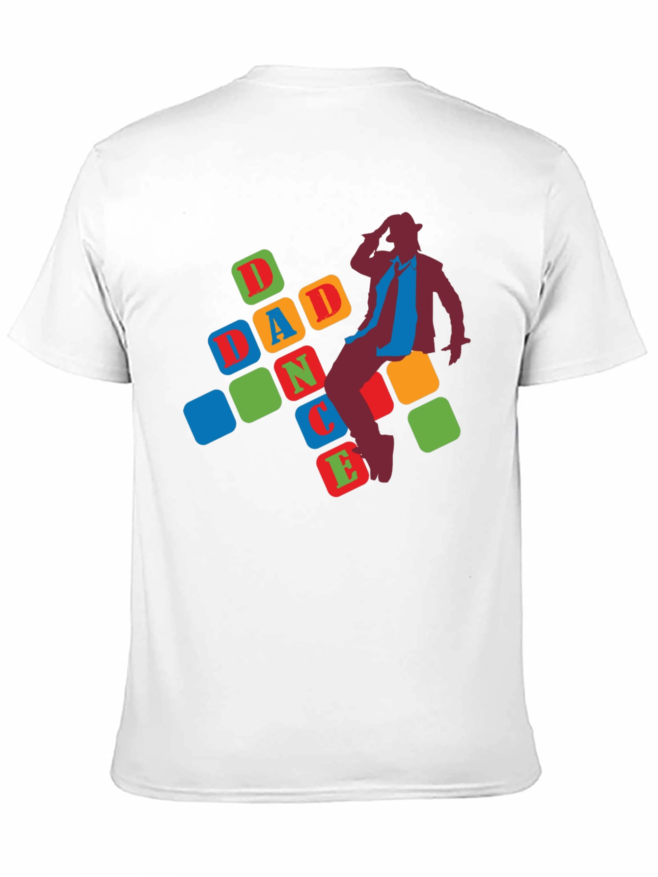 Dad Dance Graphic Tee - Black Casual T-Shirt