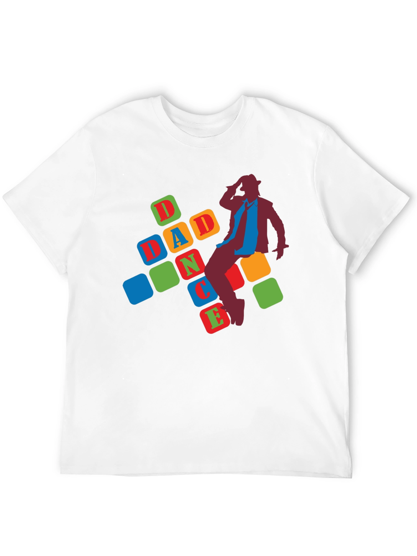 Dad Dance Graphic Tee - Black Casual T-Shirt