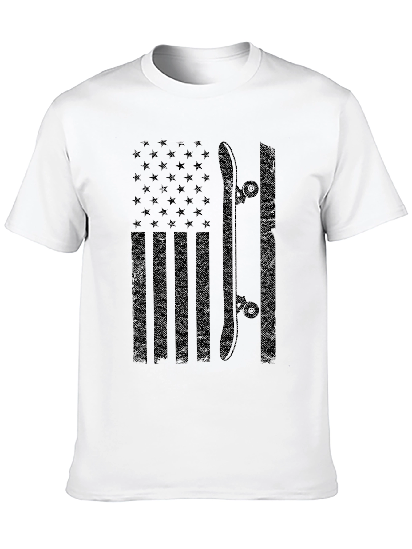 Skate USA Flag Graphic Tee