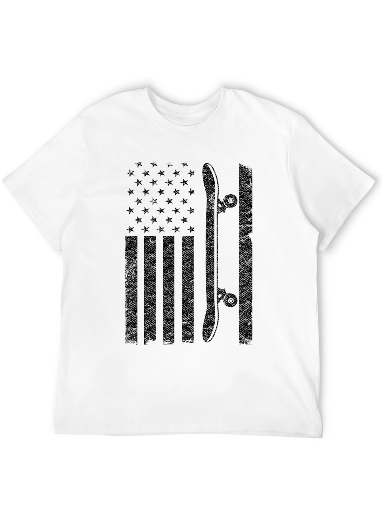 Skate USA Flag Graphic Tee