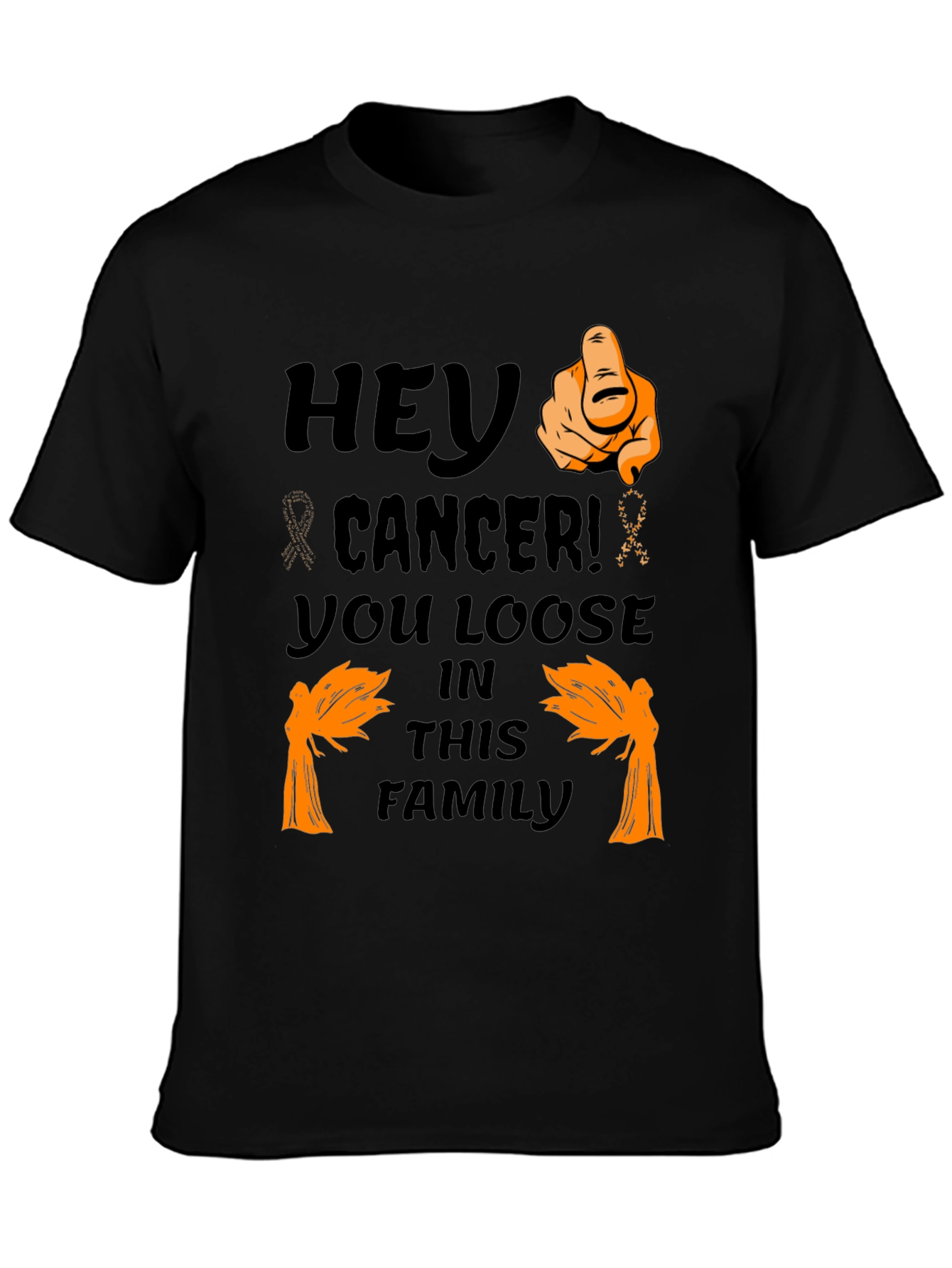 Hey Cancer! Awareness Graphic Tee