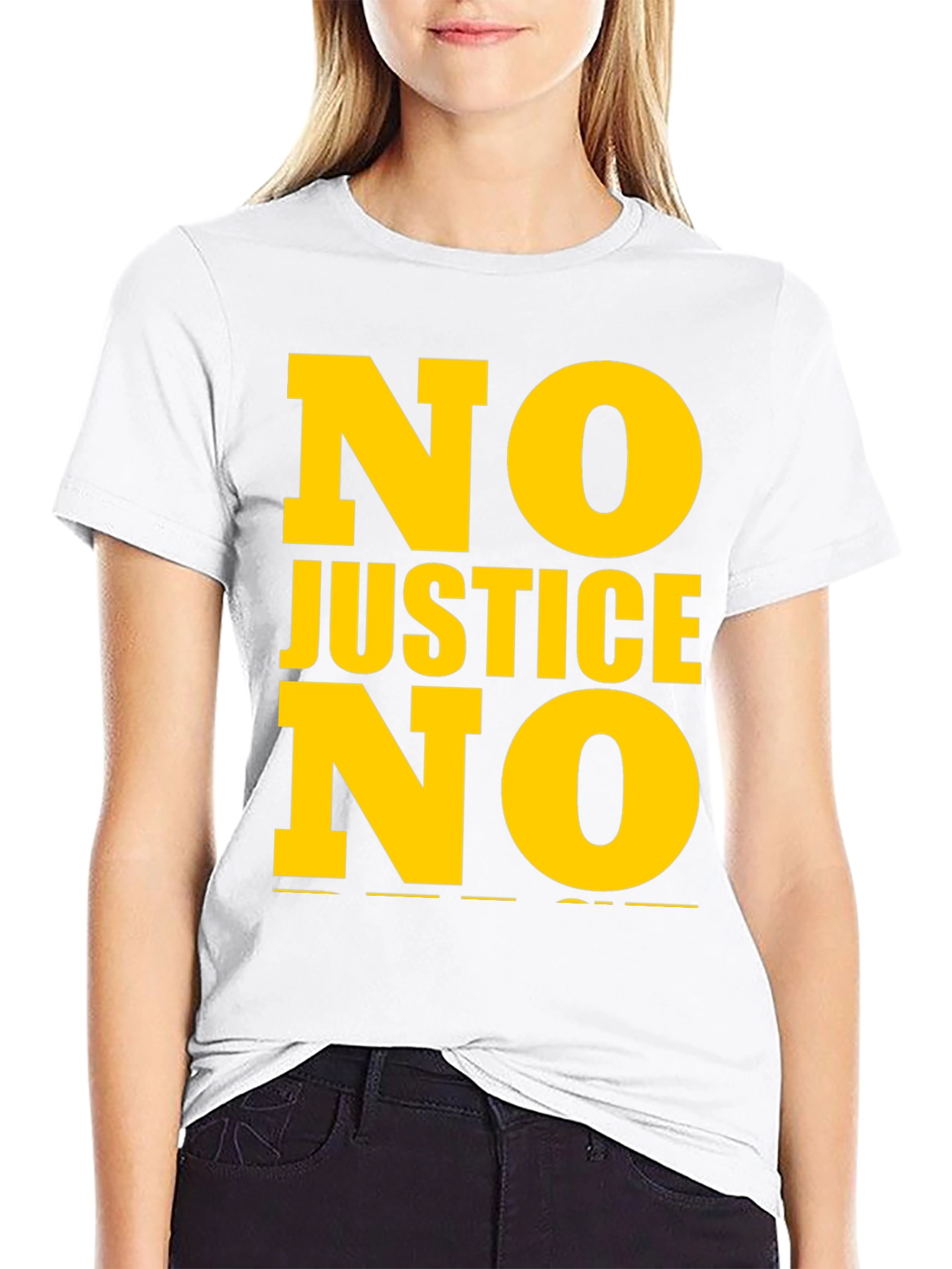 No Justice No Peace Graphic Tee