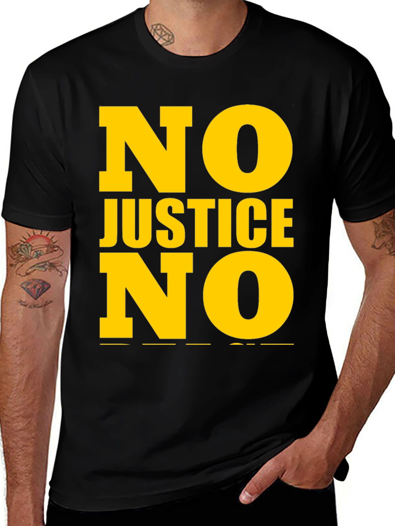 No Justice No Peace Graphic Tee
