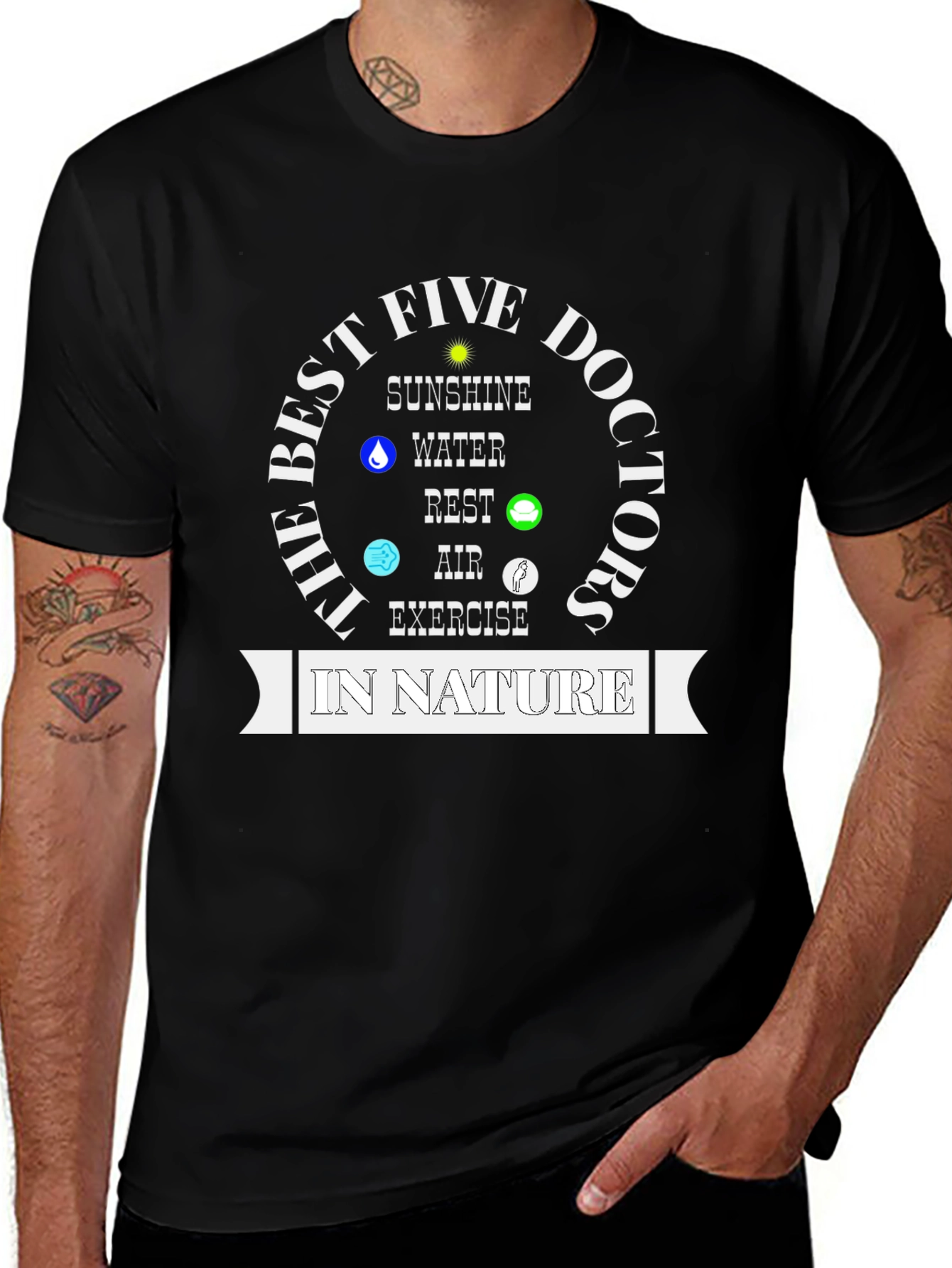 Best Five Doctors in Nature Graphic T-Shirt