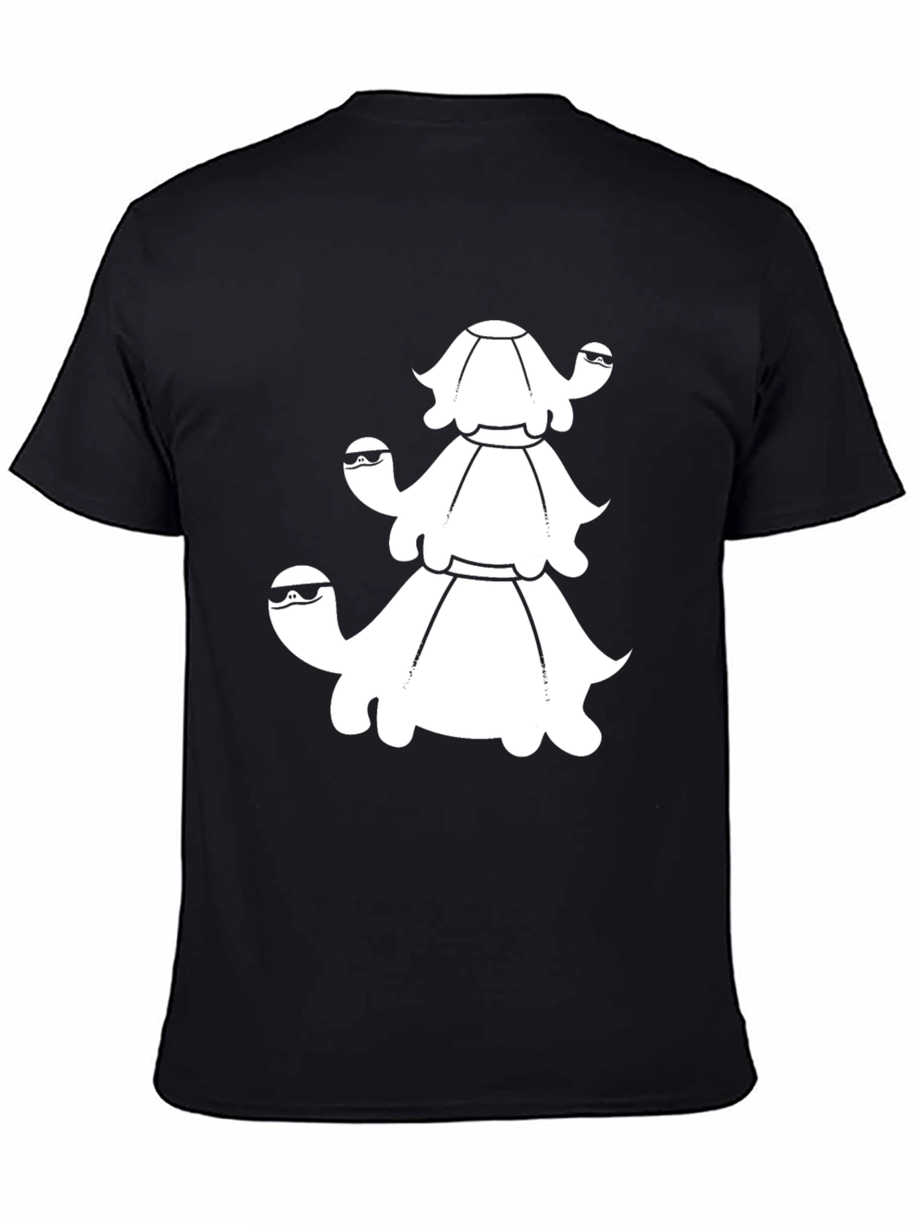 Cool Turtles Black T-Shirt