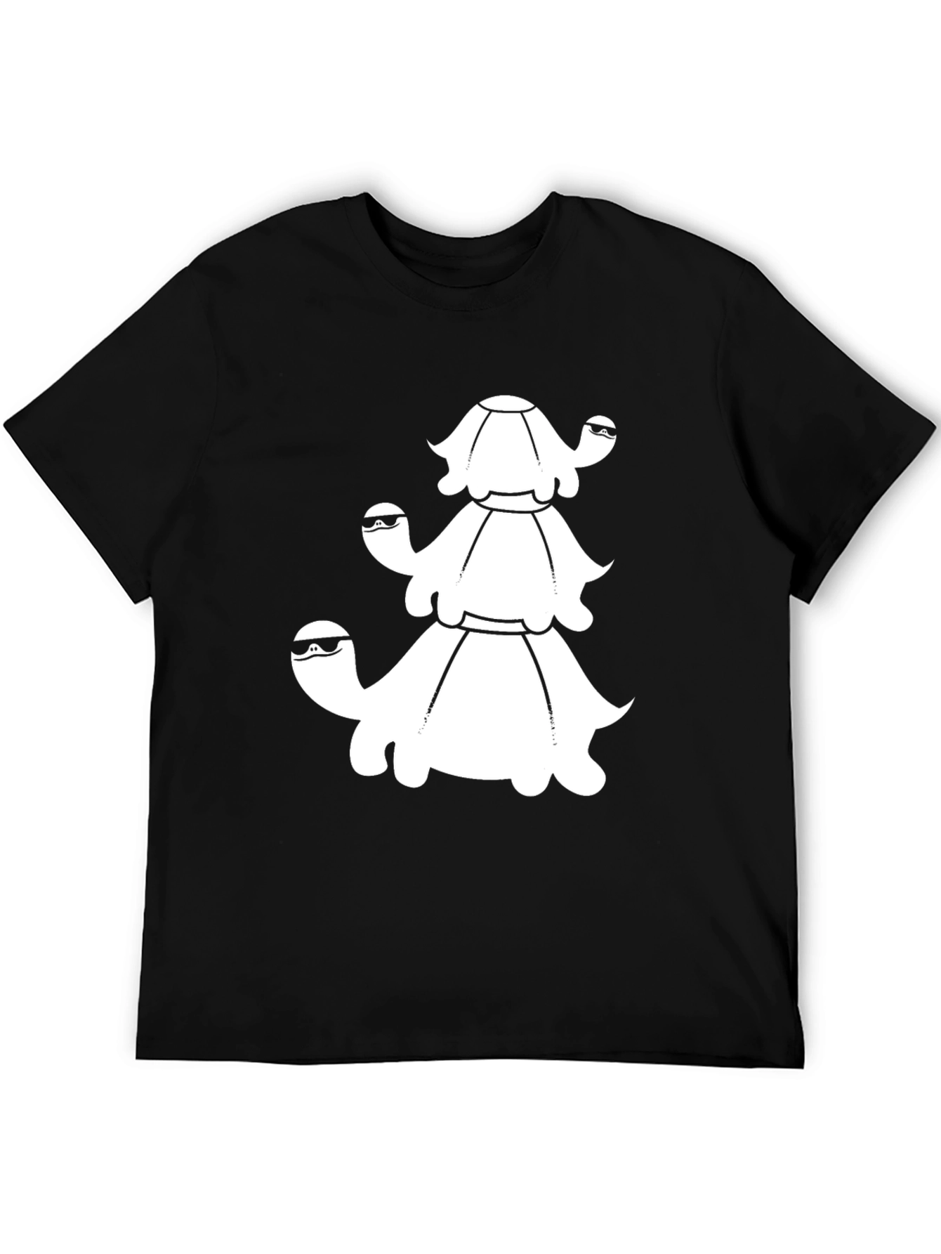 Cool Turtles Black T-Shirt