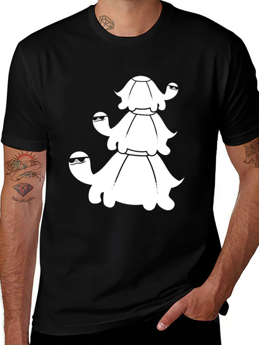 Cool Turtles Black T-Shirt