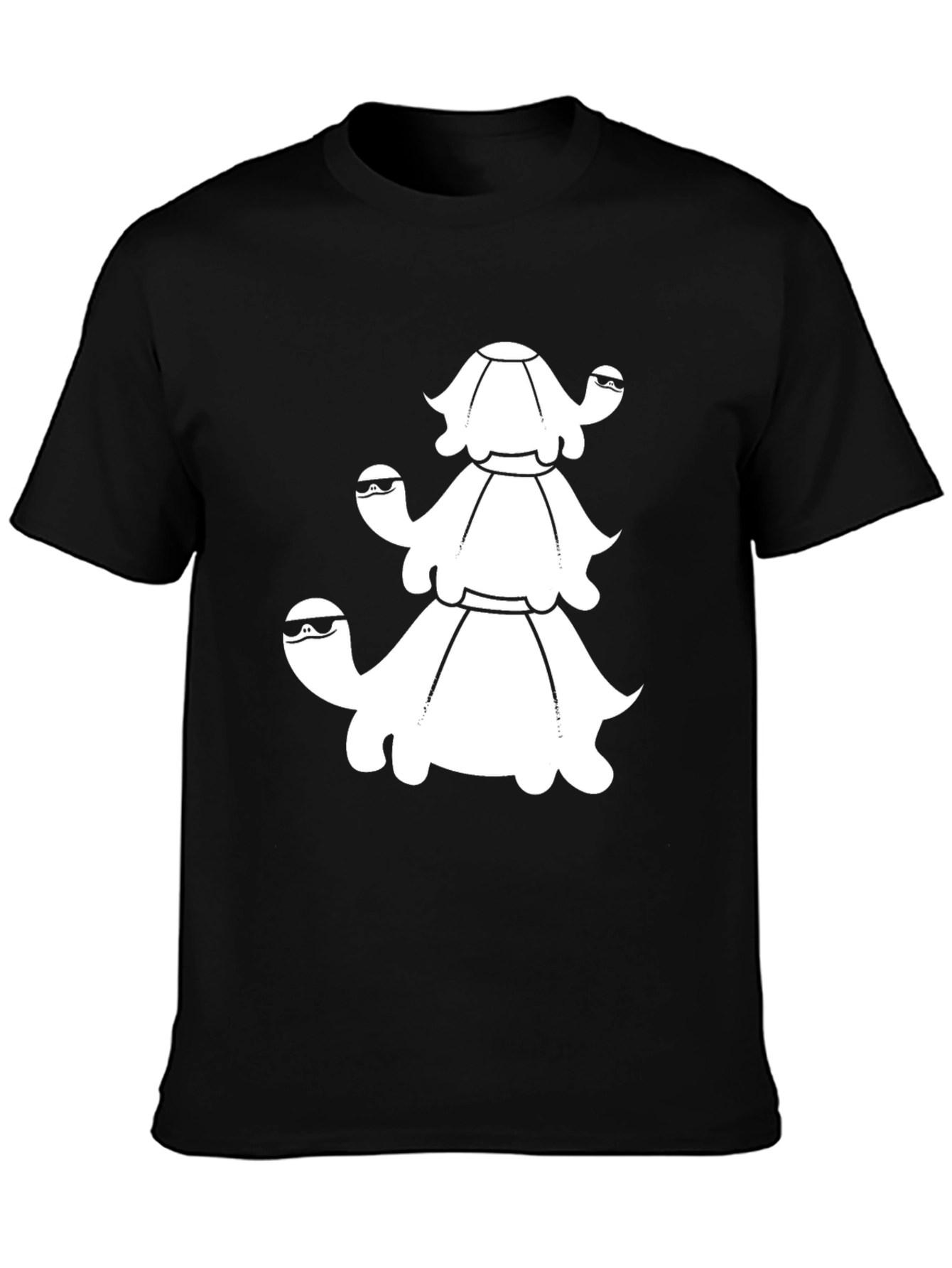 Cool Turtles Black T-Shirt