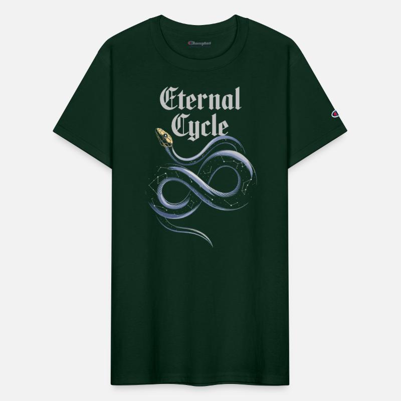 Eternal Cycle Ouroboros Infinity Loop Art