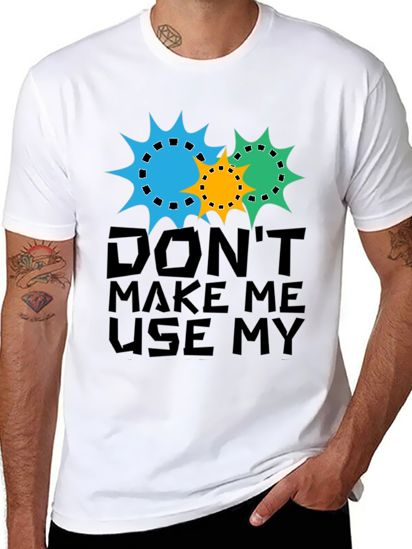 Dont Make Me Use My Teacher Voice T-Shirt