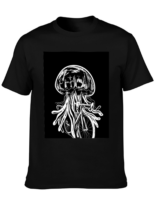 Jellyfish Bicycle Graphic Tee