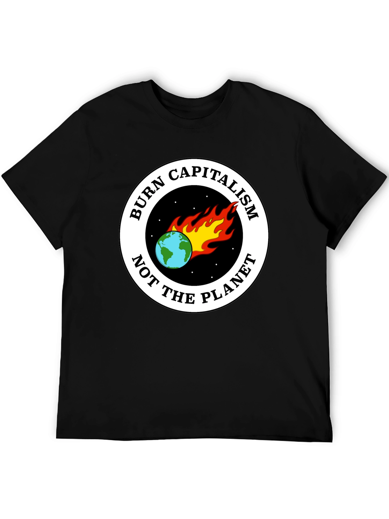 Burn Capitalism Not The Planet Tee