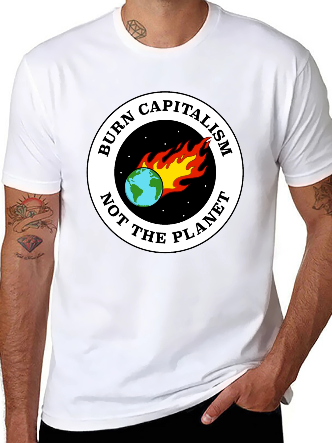Burn Capitalism Not The Planet Tee