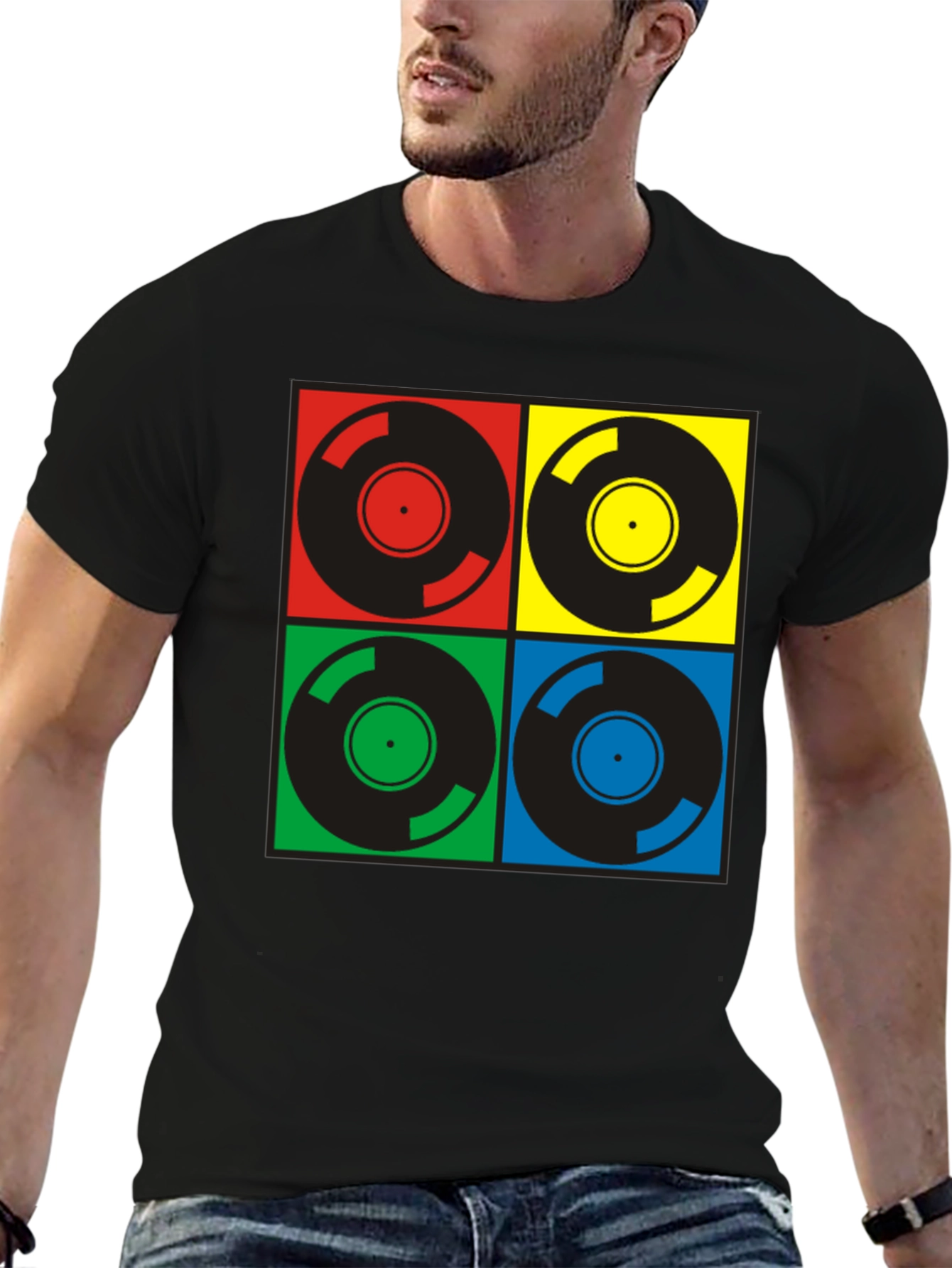 Retro Record Graphic Tee