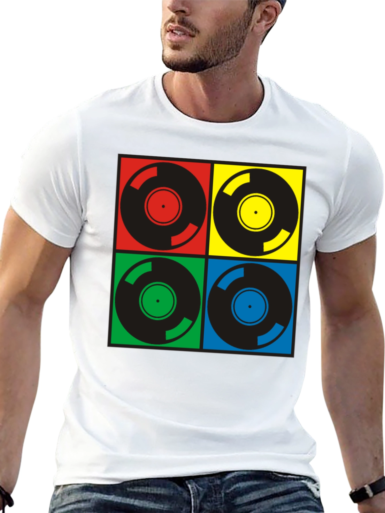 Retro Record Graphic Tee
