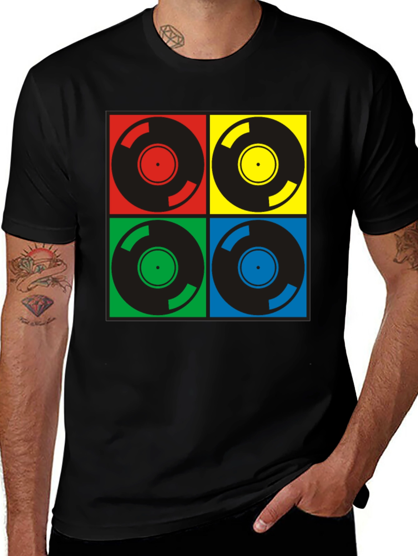 Retro Record Graphic Tee