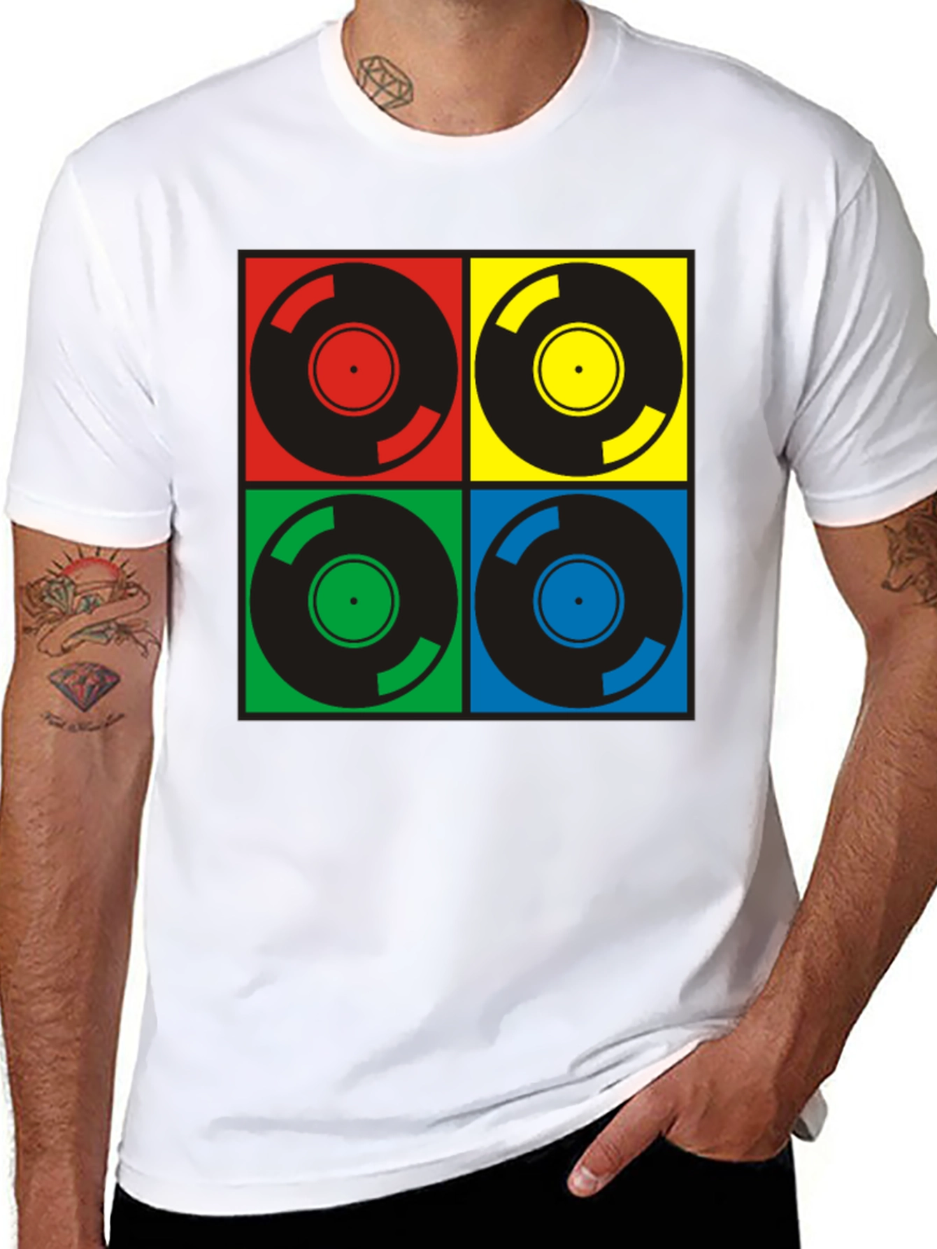 Retro Record Graphic Tee