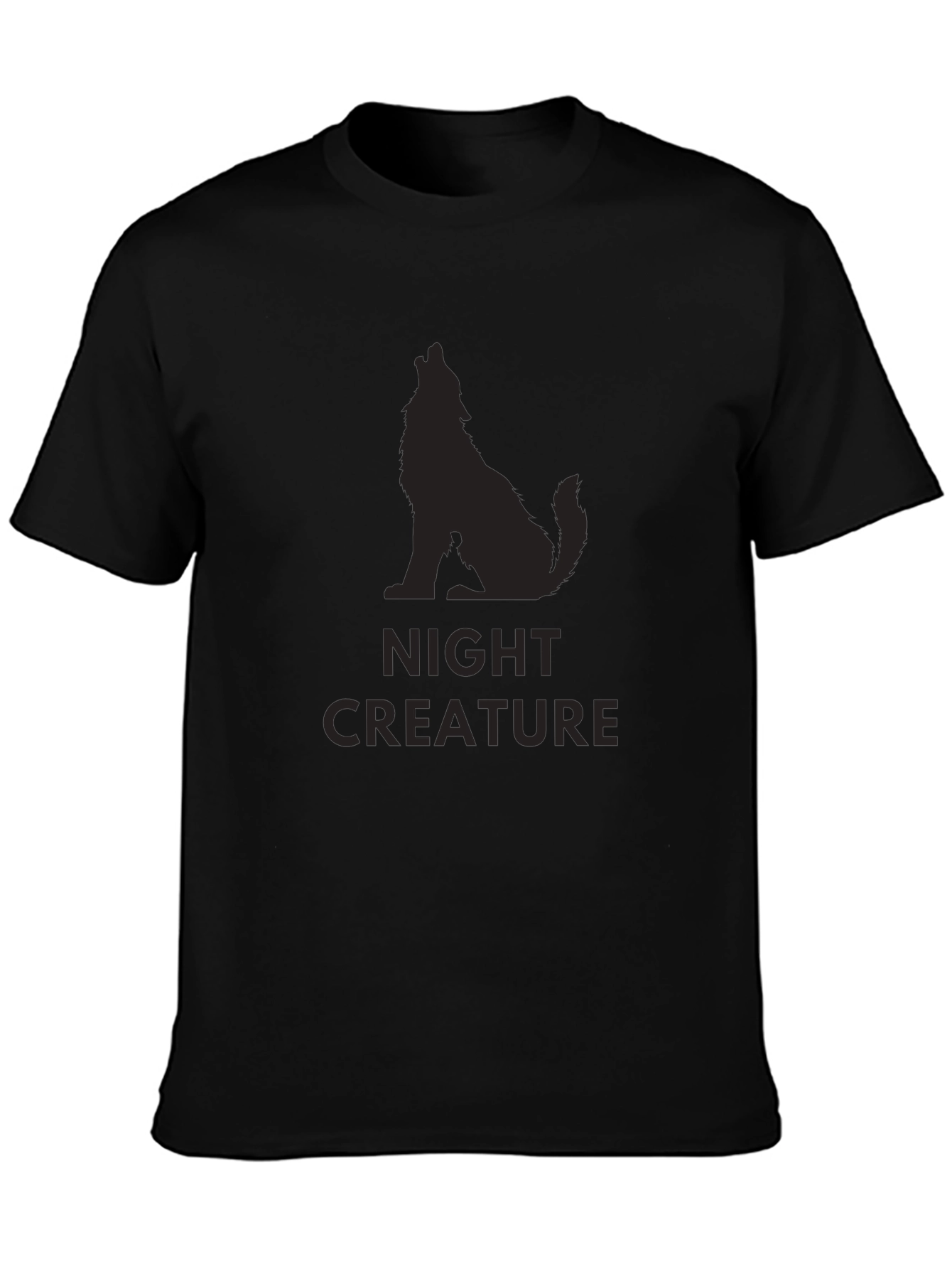 Night Creature Graphic Tee - Mens Black T-Shirt