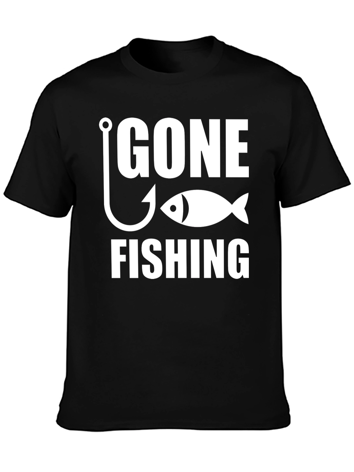 Gone Fishing Graphic T-Shirt