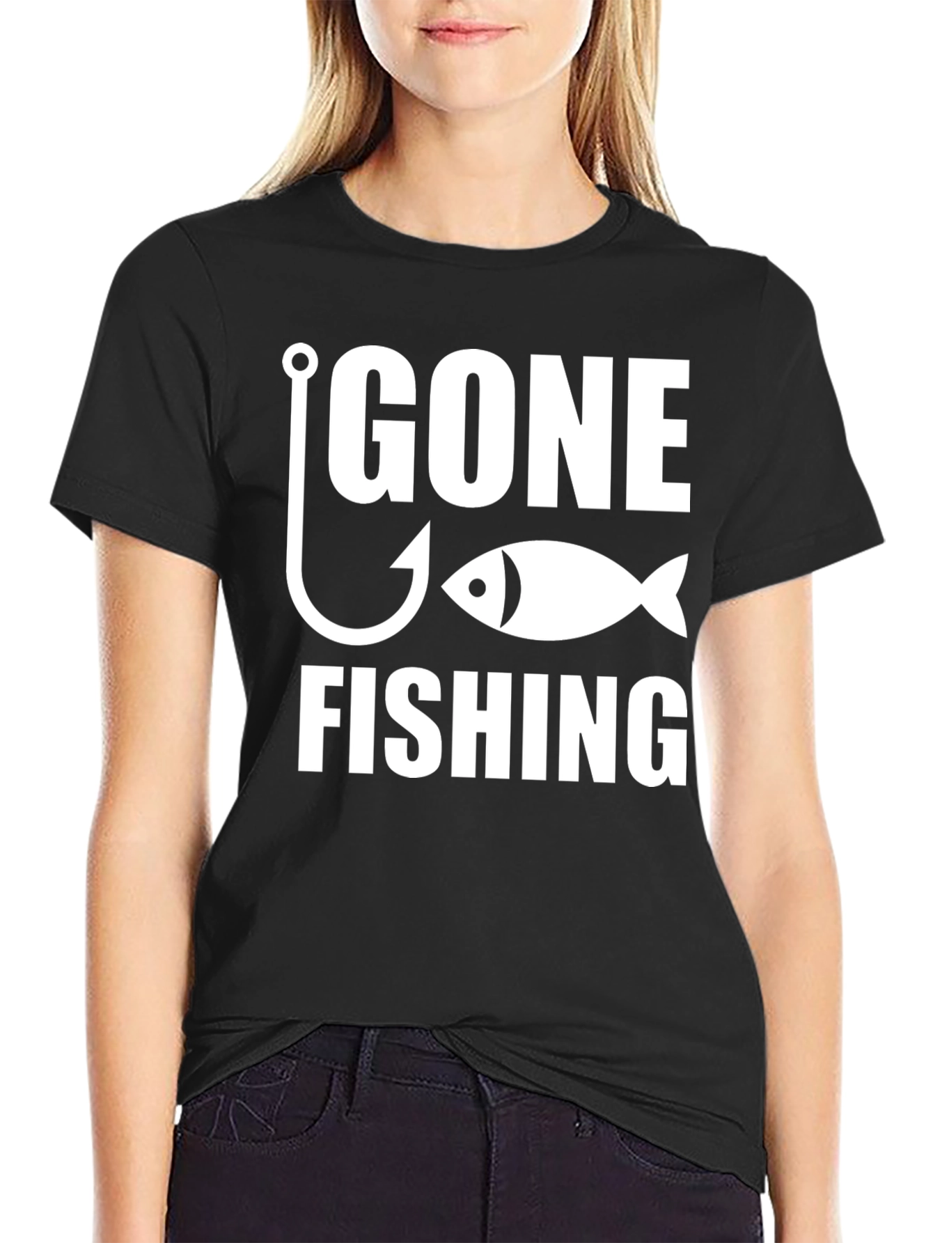 Gone Fishing Graphic T-Shirt