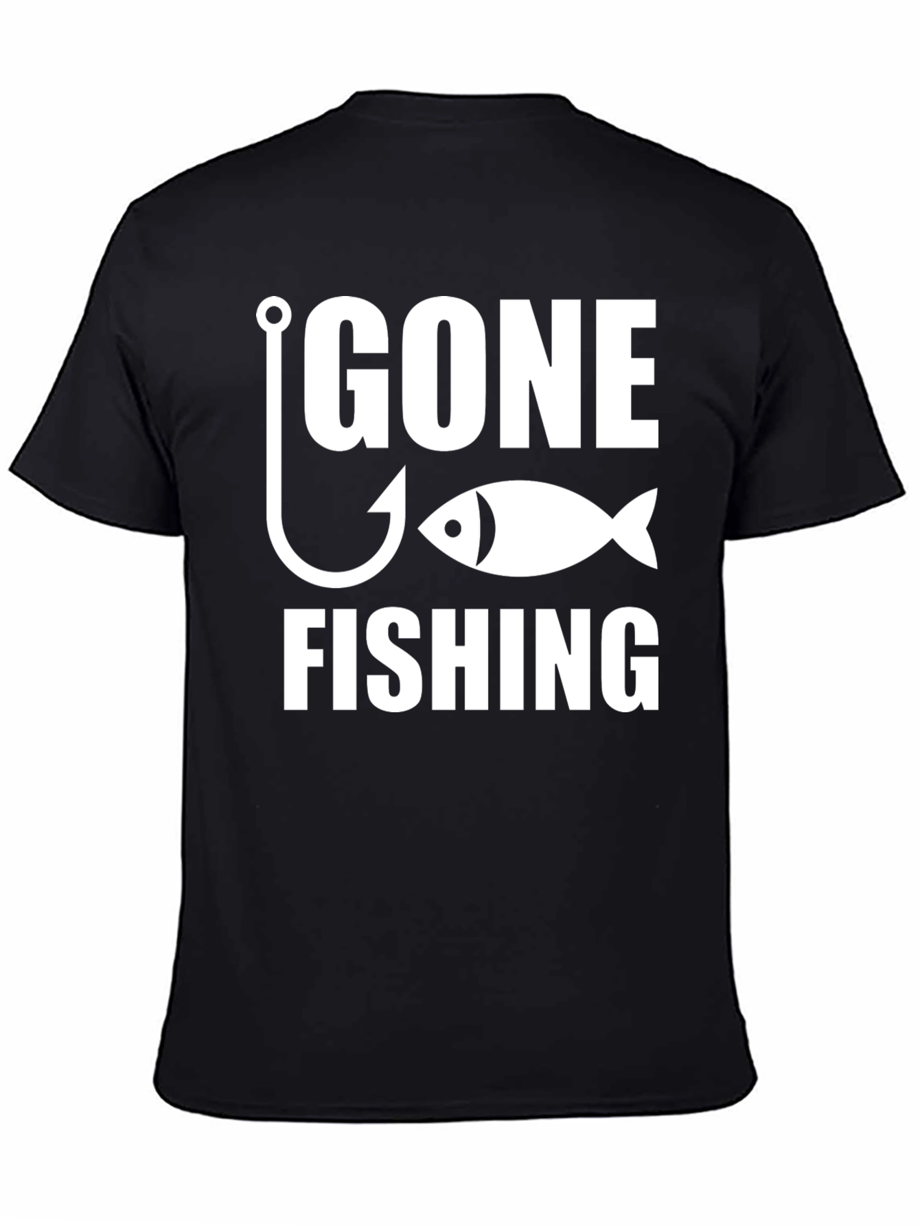 Gone Fishing Graphic T-Shirt