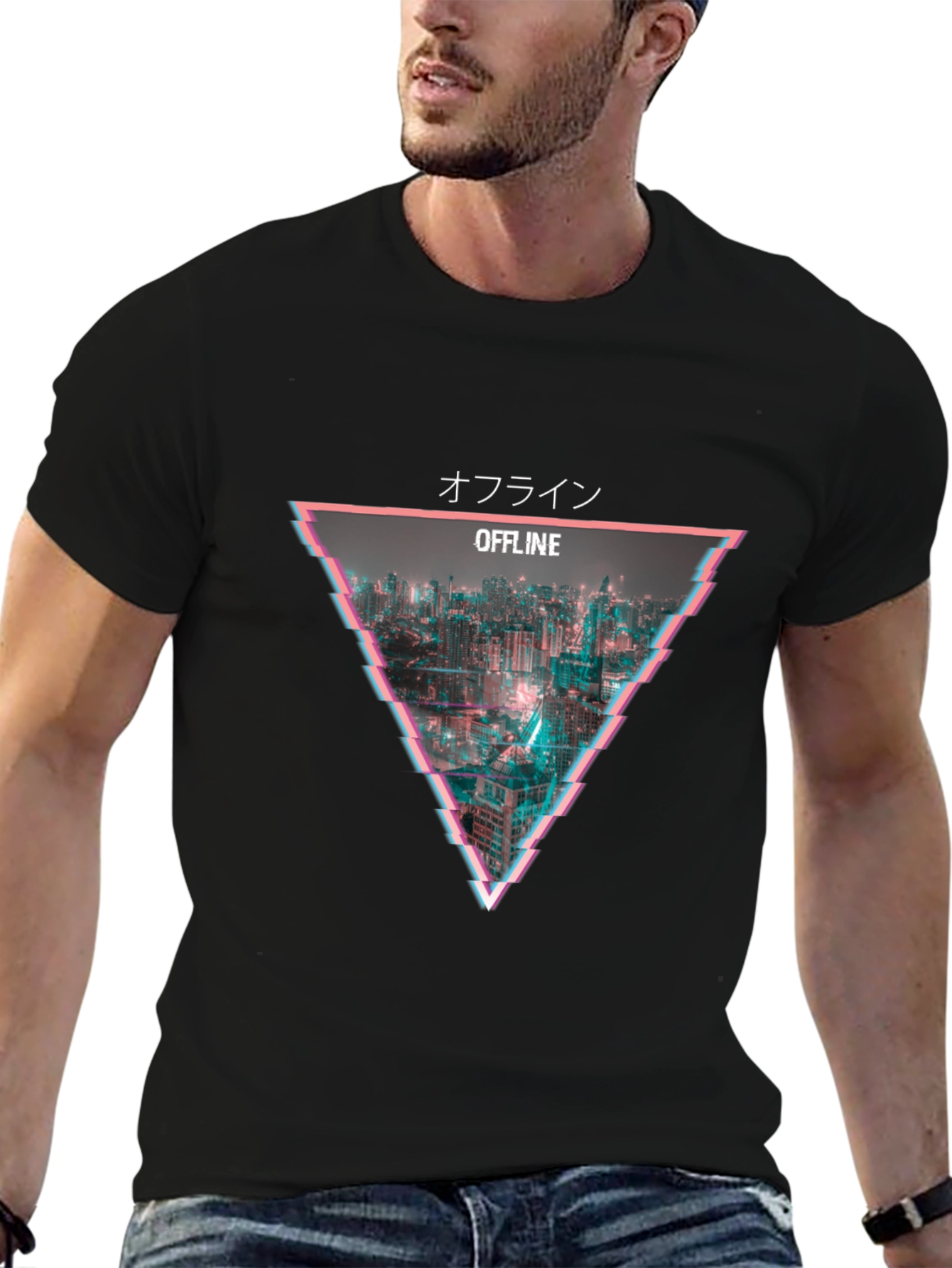 Offline Glitch City T-Shirt - Urban Style