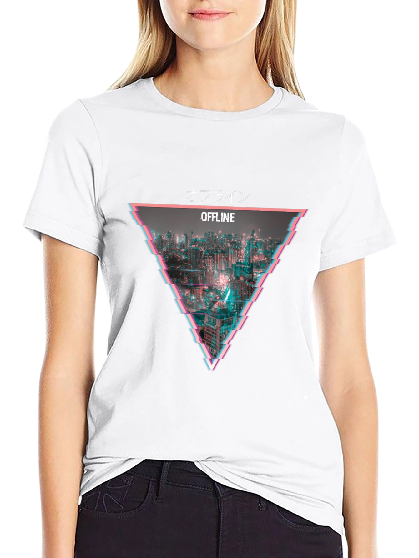 Offline Glitch City T-Shirt - Urban Style