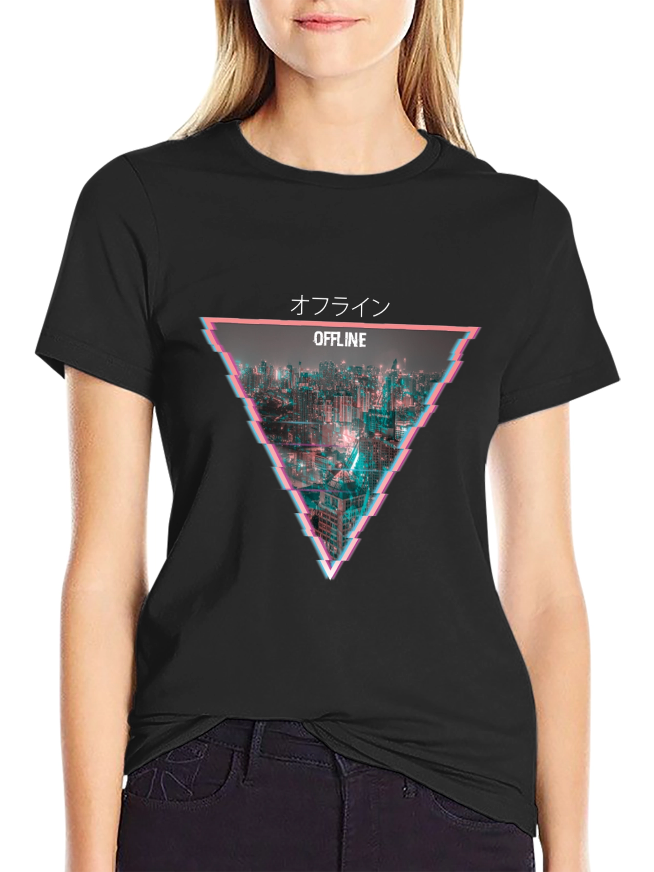 Offline Glitch City T-Shirt - Urban Style