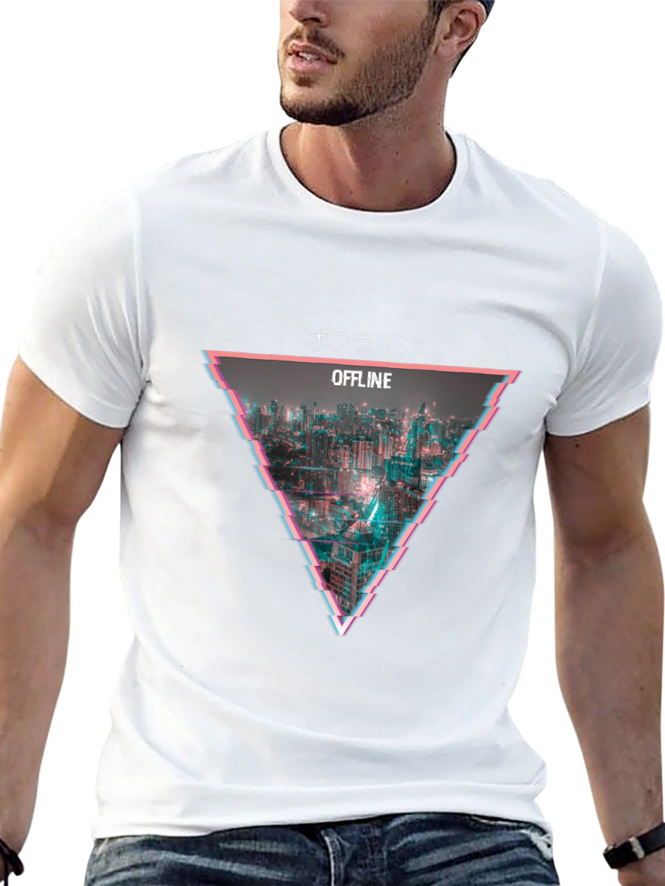 Offline Glitch City T-Shirt - Urban Style