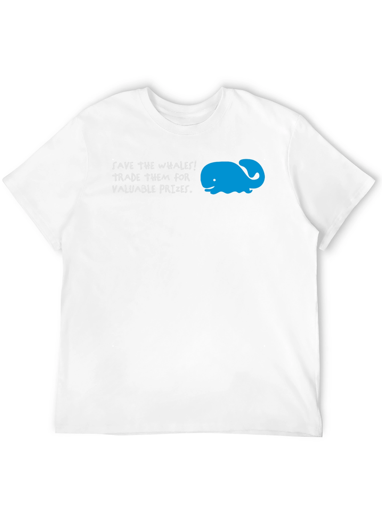 Save the Whales Graphic Tee -  Humorous Activism