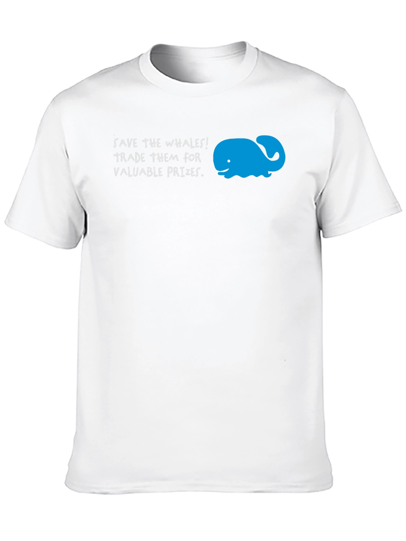 Save the Whales Graphic Tee -  Humorous Activism