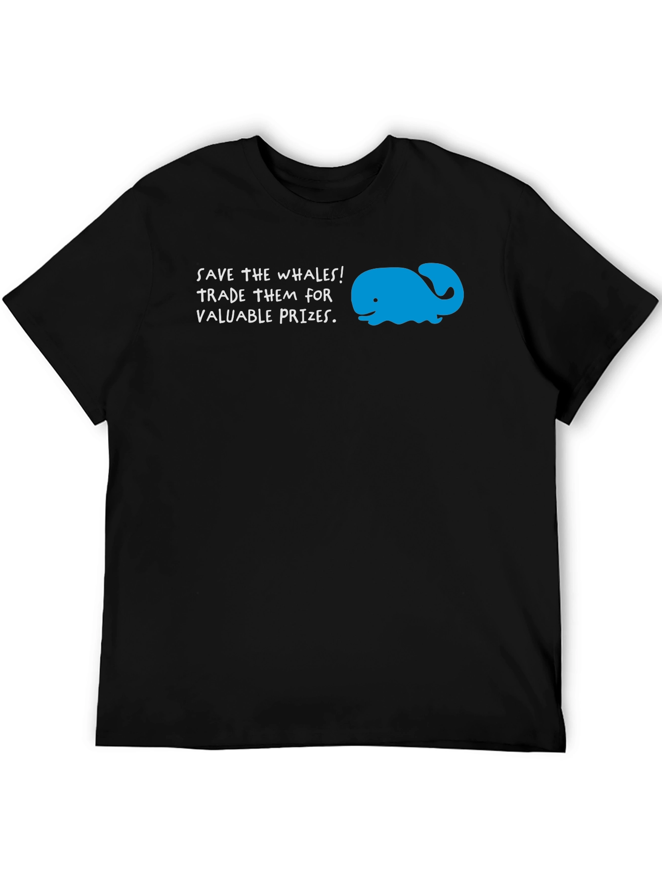Save the Whales Graphic Tee -  Humorous Activism