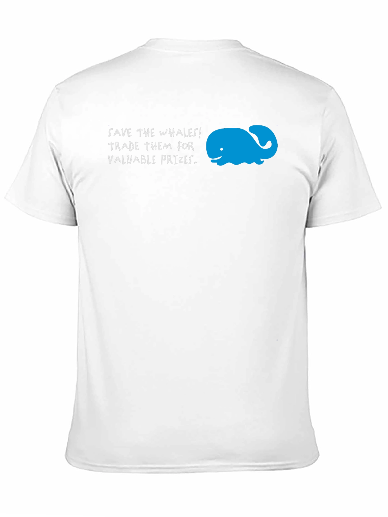 Save the Whales Graphic Tee -  Humorous Activism