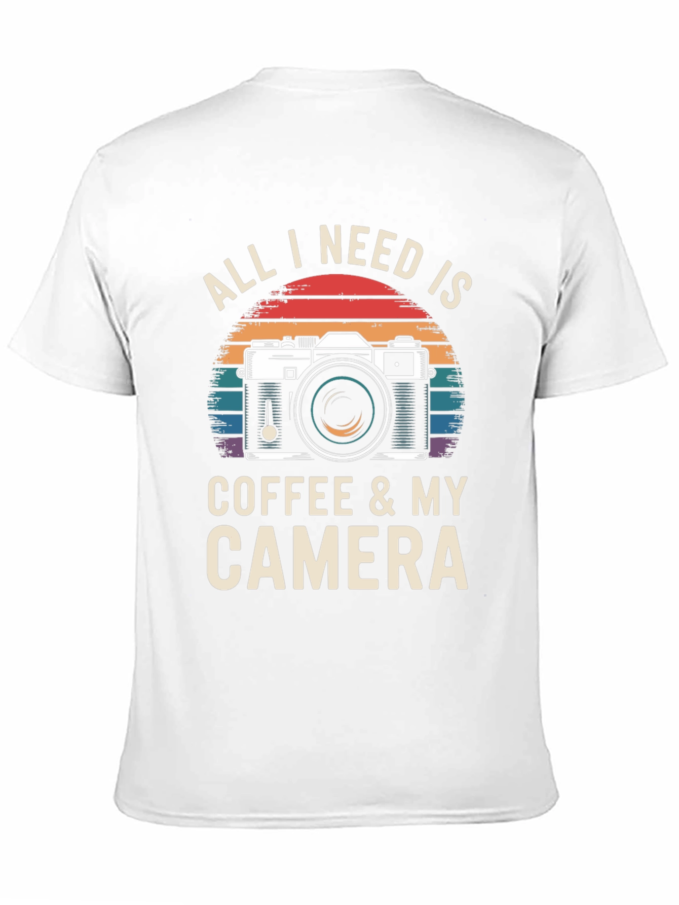 Coffee & Camera T-Shirt - Photographer Gift