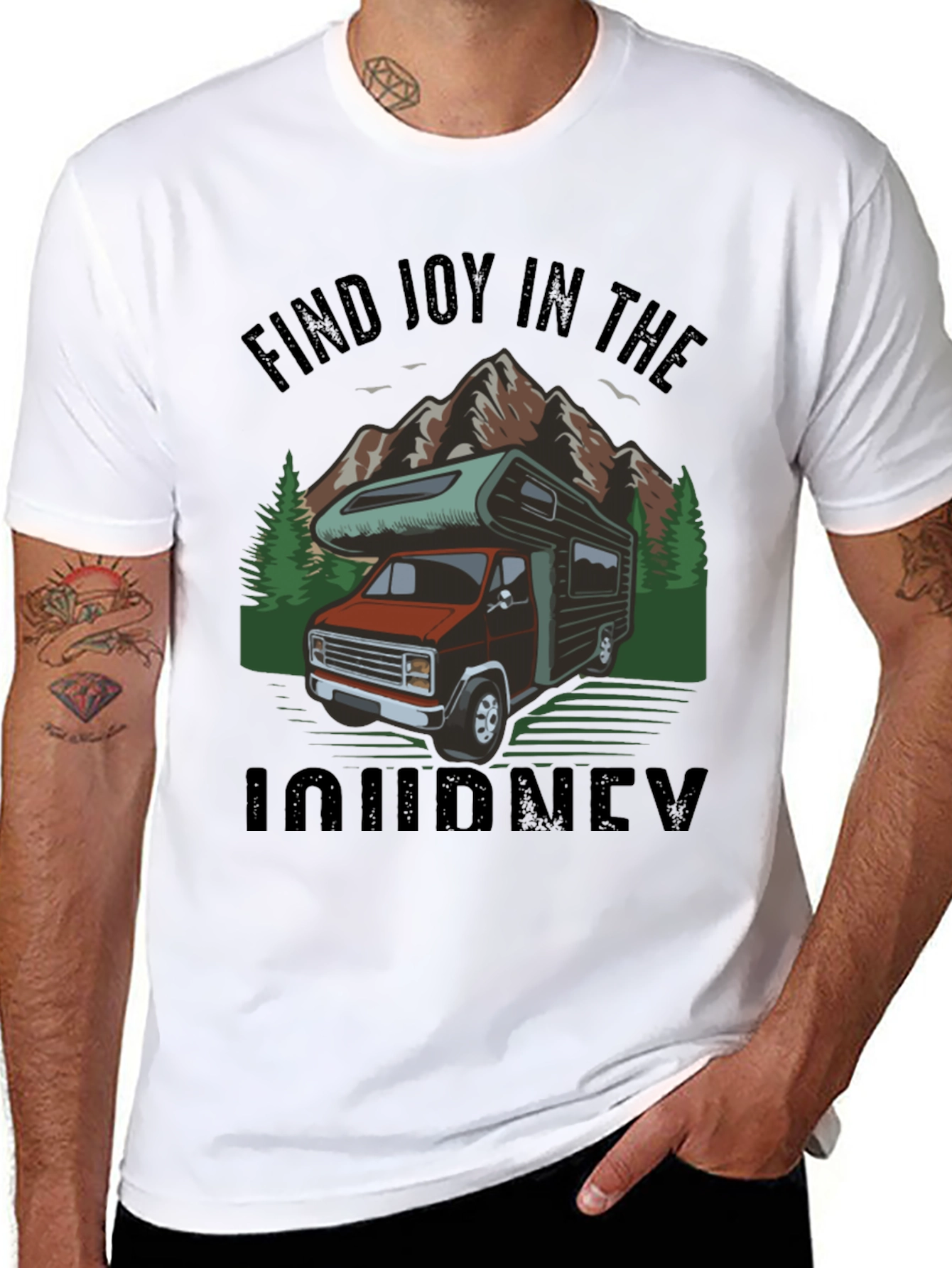 Find Joy in the Journey Camping T-Shirt
